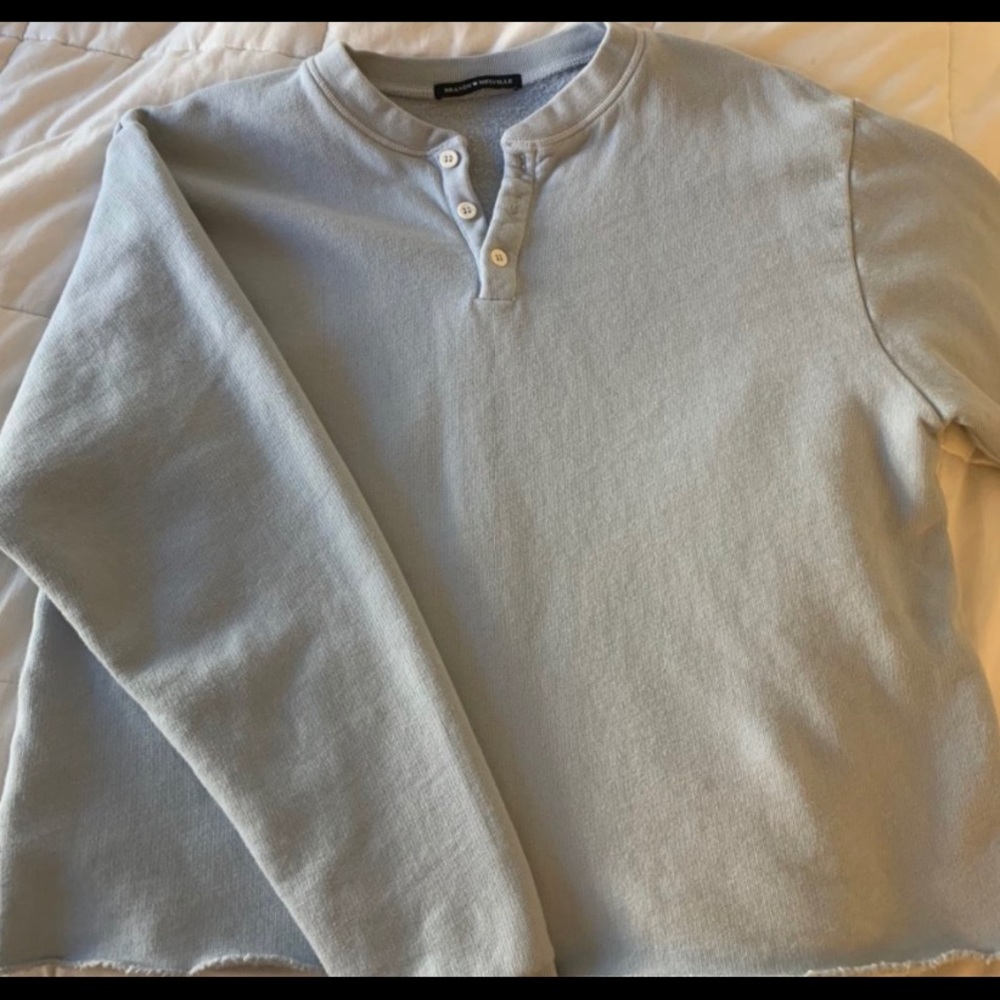 Brandy Melville blue pullover sweatshirt <3